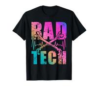 Rad Tech Tie Dye Xray Tech Radiología Colorido Hombres Mujeres Camiseta