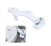 RADAAB Accesorio de bidé for Inodoro, Lado Izquierdo, Boquilla rociadora autolimpiante de presión Ajustable no eléctrica, Control for Lavado Posterior Femenino(Cold)