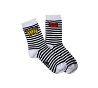 RADADA Calcetines 'Golden Crown & Red Lips' negro 19-47 EUR