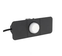 Radar de marcha atrás de 13 mm, sensor de aparcamiento universal de 2,5 m, monitor plano original, radar de respaldo inverso, indicador de sonda, sensores de sonda, radar de marcha atrás (plateado)