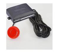 Radar De Retroceso Kit Sensor Aparcamiento Parktronic Radar Marcha Atrás Trasero para Coche Pantalla Retroiluminada Detector Monitor 12 V(Rojo)
