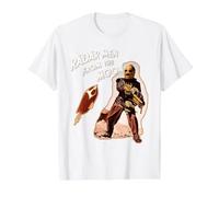 Radar Men from The Moon Vintage Classic Sci-Fi Camiseta gráfica económica, Hombre, Blanco, M