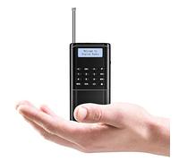 Raddy RD23 Radio Digital Portátil Dab/Dab+ con Bluetooth, 110 Estaciones Guardadas, Radio FM, Recargable por USB-C, Radio de Bolsillo con Pantalla Clara para Casa y Viaje (Negro)