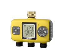 Raddy WS-8 Programador riego automático de 3 Zonas, Temporizador de riego automático, riego Manual, retardo por Lluvia, Pantalla LCD Grande, IPX5 para Jardines
