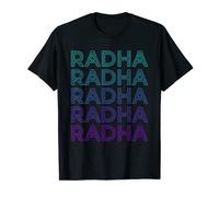 Radha Diosa hindú Mitología Hinduismo Retro Camiseta
