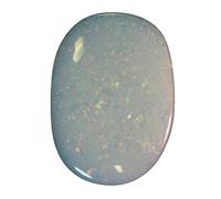 Radheyma Gems 14.00 Ratti Opal Stone Certified Natural Fire Oval White Astrológico ópalo australiano piedra preciosa suelta para hombre o mujer, free size, Gema, Ópalo