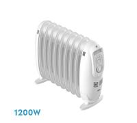 Radiador aceite irlanda 1200w blanco 3potencias termost.reg 9elementos