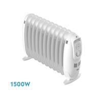 Radiador aceite irlanda 1500w blanco 3potencias termostato reg. 11elem