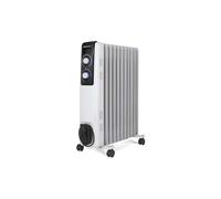 Orbegozo RF 2500, Radiador de Aceite, Construcción Modular de 11 Elementos, 2500 W, Blanco