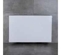 Radiador Belrad tipo 22 Plan 500 x 800 mm, radiador universal liso compacto y con soporte y válvula para radiador de válvula, 6 conexiones