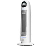 Cecotec Calefactor Baño Cerámico Ready Warm 10050 Top Ceramic Pro. 2200 W, Termostato Regulable, 3 Modos, Control manual con Ruedecilla, Oscilación, Cobertura 22m2