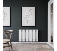 Radiador Convector de Diseño Tipo 11 (Horizontal) - 600mm x 980mm - Blanco - Erin