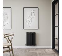 Radiador Convector de Diseño Tipo 21 (Horizontal) - 600mm x 420mm - Negro - Alpha