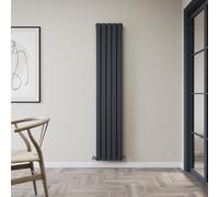Radiador Convector de Diseño - Vertical Tipo 21 - 1780mm x 350mm - Antracita - Alpha by Hudson Reed