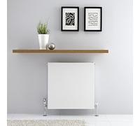 Radiador Convector Horizontal con Panel Doble Plus - Blanco - 600mm x 600mm x 72,5mm - 987 Vatios - Type 21