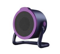 Radiador de 2 velocidades Calefacción 500W Silenciador Ventilación Giratoria 360° Calefacción Energéticamente Invierno Para Viajes Oficina Tiempo Frío Exterior Camping-Car Habitación