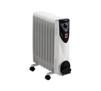 Radiador de Aceite - 55 cm Altura - Ideal para Mesa Camilla - Modelo FMBR - Distinas Potencias Disponibles - 1000W, 1500W, 2000W - Termostato y Temperatura Regulable (1000 W)