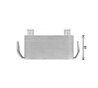 AVA COOLING SYSTEMS AU3345 Radiador de aceite, transmisión automática