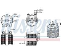 NISSENS 91506 Radiador de aceite, transmisión automática