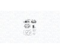 Radiador de aceite, aceite motor MAGNETI MARELLI 350300002600 para C8 2.2 2006-