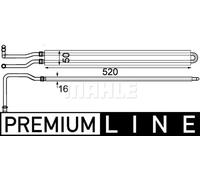 Radiador de aceite del motor CLC 229 000P MAHLE para LAND ROVER RANGE ROVER III