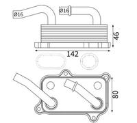 MAHLE CLC 24 000S Enfriador de aceite