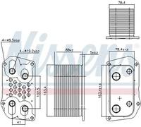 NISSENS 91259 Enfriador de aceite