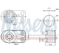 Enfriador de aceite NISSENS NIS 91422
