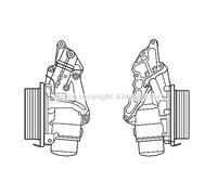 Radiador de aceite del motor rerigerado por agua MS3688H AVA QUALITY COOLING