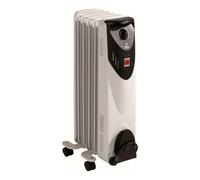 Radiador Eléctrico FM Calefacción RW-10 1000W compacto con termostato y 3 niveles
