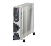 Radiador de aceite infiniton hot-300t 3000w 3 niveles de potencia blanco