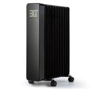 Radiador de aceite inteligente Sanford de 2500 W de potencia Temporizador semanal Pantalla LED Panel táctil Klarstein App