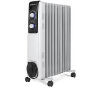 Radiador de Aceite Orbegozo RF 2500A/ 3 Potencias/ 1000-1500-2500W/ 11 Elementos Caloríficos