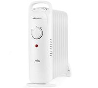 Orbegozo RO 1220 - Radiador de aceite Junior, Protección Sobrecalentamiento, Silencioso, Asa de transporte, 1200 W