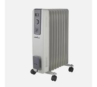 Abrila - acebuche - radiador de aceite 2000w gris - 3 potencias - 9 el