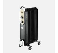 Radiador de Aceite Portátil Amarantus 2000W - 9 Módulos con Protección de Seguridad, Termostato y Asa de Transporte | 62.5x40.5x24 cm