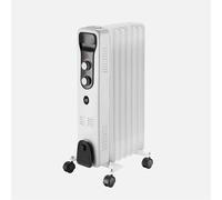 Radiador de Aceite Portátil Brasilia 1500W - 7 Módulos con Protección de Seguridad, Termostato y Asa de Transporte | 59.5x33x24 cm