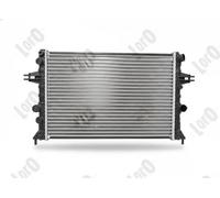 Radiador de agua 037-017-0027 ABAKUS para OPEL ASTRA H Station Wagon ASTRA H GTC