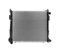 Radiador de agua Aletas refrigeración soldadas 019-017-0045 ABAKUS para KIA