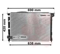 VAN WEZEL Radiador, refrigeración del motor para MINI: MINI (Ref: 06002286)