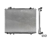 Radiador de agua Aletas refrigeración soldadas 27002171 VAN WEZEL para FORD