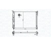 MAGNETI MARELLI 350213179800 Radiador, refrigeración del motor