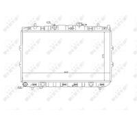 NRF 53819 Radiador, refrigeración del motor