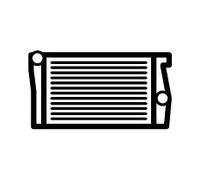 Radiador de agua Aletas refrigeración soldadas 550372 NRF