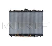 Radiador de agua Aletas refrigeración soldadas 59043 NRF para KIA