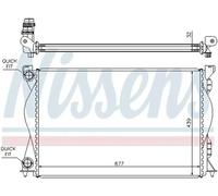 Radiador de agua Aletas refrigeración soldadas 60235A NISSENS para AUDI A6 C6