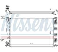 Radiador de agua Aletas refrigeración soldadas 60237A NISSENS para AUDI A6 C6