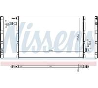 Radiador de agua Aletas refrigeración soldadas 606327 NISSENS para JAGUAR I-PACE