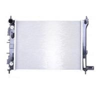 Radiador de agua Aletas refrigeración soldadas 606732 NISSENS para KIA RIO IV