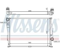Radiador de agua Aletas refrigeración soldadas 60806 NISSENS para BMW ALPINA